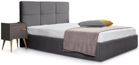 Тапицирано легло Manhattan-Gkri-110 x 200-Με μηχανισμό ανύψωσης