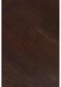 Кръгла странична масичка от масивно манго ø 30 cm Izzy – White Label