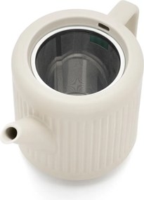 Бял порцеланов чайник с цедка 1,2 l Skagen – Bredemeijer