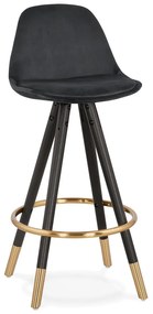 Черен мини бар стол, височина на седалката 65 cm Carry - Kokoon