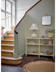 Кремава настолна лампа с текстилен абажур (височина 60 cm) Heide – Bloomingville