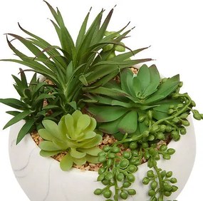Изкуствено растение atmosphera Jesty Succulent, 18 cm