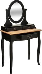 Тоалетка с огледало atmosphera Chrysa, MDF - Бял