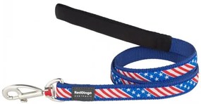 Кучешка Каишка Red Dingo STYLE US FLAG 2 x 120 cm