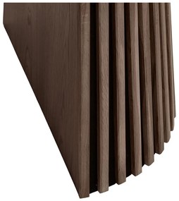 Кръгла сгъваема трапезна маса с дъбов плот ø 120 cm Osaka – House Nordic