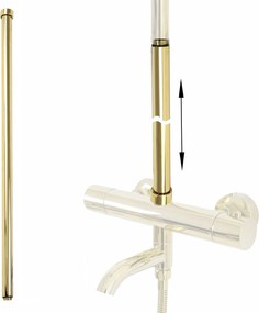 Удължител за вана/душ комплект GOLD 60cm