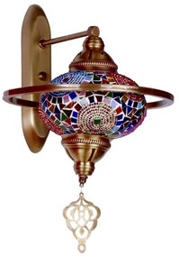 Стенно осветително тяло YENI 1xE27/40W/230V бронзово