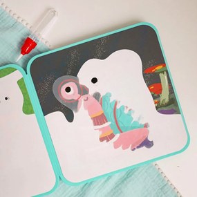 Tooky Toy - Книжка за рисуване с вода, Животни