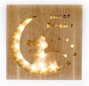 Кафява бебешка лампа Sweet Dreams – Dakls