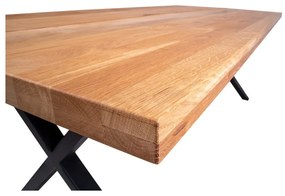 Трапезна маса от дъбова дървесина Маслен дъб, 200 x 95 cm Montpellier - House Nordic