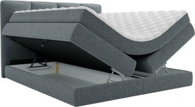 Тапицирано легло Point-Тъмно кафяво-140 x 200