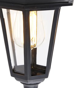 Смарт външна стенна лампа черна IP44 вкл. WiFi ST64 - New Haven