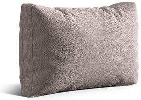 Сиво-бежова възглавница за диван от прежда с примки от букле Kemi – Cosmopolitan Design