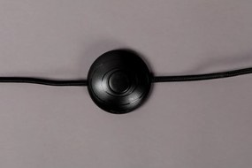 Подова лампа с текстилен абажур в тъмнокафяв и светлозелен цвят (височина 143 cm) Vertigo – Dutchbone