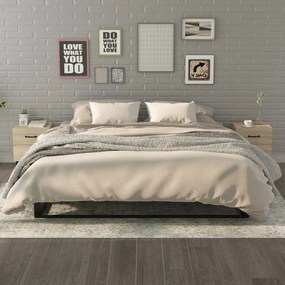 811995 vidaXL Нощни шкафчета, 2 бр, сонома дъб, 40x35x47,5 см