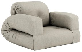 Бежов ленен фотьойл Hippo - Karup Design