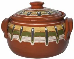 Керамичен гювеч с троянска шарка 1,5л /КК - Horecano