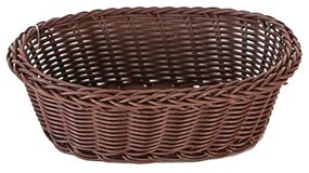 Панер водоустойчив PVC елипса кафяв 21x16x7 см (VH03B) (M)