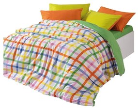 Двойно удължено спално бельо от памук Renforcé с включен долен чаршаф, 4 части 200x220 cm Hype – Mijolnir