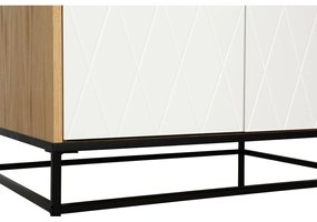 Бял гардероб 80x190 cm Mia - Woodman