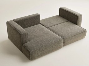 Кафяв шенилов сгъваем/с място за съхранение ъглов диван (ляв ъгъл) Velto – Maison de Rêve