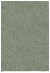 Зелен килим от рециклирани влакна подходящ за пране 160x230 cm Fluffy – Flair Rugs