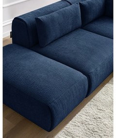 Тъмносин ъглов диван (променлив) Jeanne - Bobochic Paris