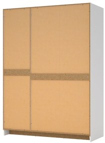 Бял гардероб 147x200 cm Billund - Tvilum