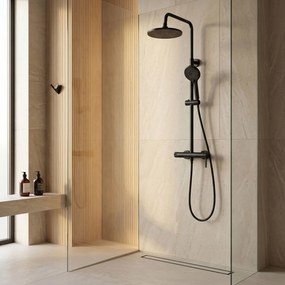 Комплект за душ Rea Rivo Black