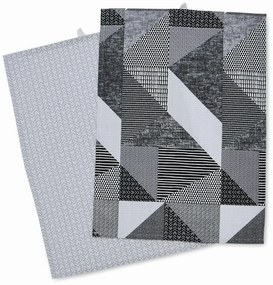Памучни кърпи за съдове в комплект от 2 бр. 50x70 cm Larsson Geo – Catherine Lansfield