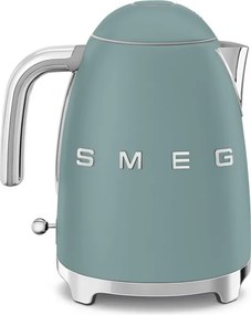 Електрическа кана SMEG KLF03EGMEU, 2400 W, 1.7 л, 360° основа, Матово покритие, Изумрудено зелено