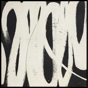 Ръчно рисувана картина 100x100 cm Spinning Around – Malerifabrikken