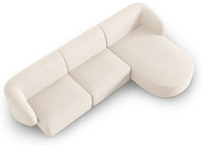 Кремав ъглов диван, десен ъгъл Shane - Micadoni Home