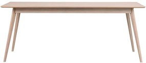 Сгъваема маса за хранене с плот от дъб 190x90 cm Yumi - Rowico