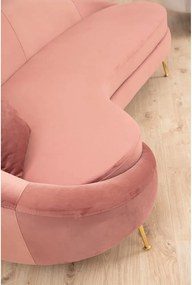 Светлорозов диван 255 cm Eses – Artie