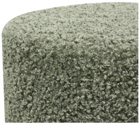 Зелена табуретка от прежда с примки от букле Ejby – House Nordic