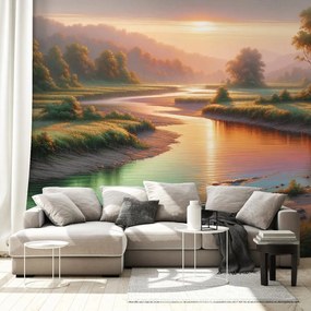 Тапет – Залез над спокойна река