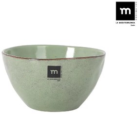 Дълбока купа LA MEDITERRANEA Macarella Green, 15x8 см, порцелан