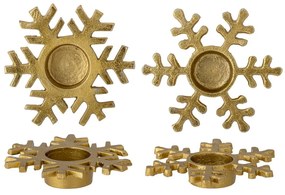 Метални свещници с коледен мотив в комплект от 2 Lisetta - Bloomingville