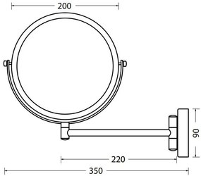 Огледало Eurorama Standard Hotelia