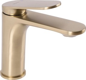 Смесител за мивка Rea Marco Brush  Gold low