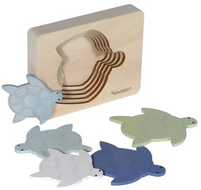 Дървен пъзел Turtle – Kindsgut