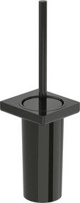 Държач за тоалетна четка, A817036CN0, Roca, пластмаса, титаниево черно, за стенен монтаж