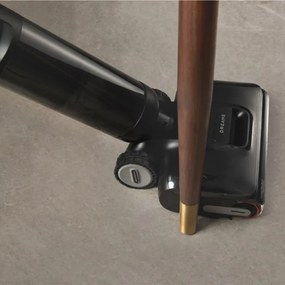 Вертикална прахосмукачка DREAME H12 Pro HHR25A, 300W, 0.7/0.9 л, 3 режима, 35 мин, Мокро/сухо, Гласови известия, LED, Автоматично сушене на мопа, Черен/сив