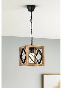 Висяща лампа от елхово дърво Zikzak Rustik - Opviq lights