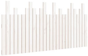 824809 vidaXL Стенна табла за спалня, бяла, 166x3x80 см, борово дърво масив