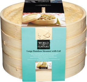 Бамбукова кошница за готвене на пара Oriental – Kitchen Craft