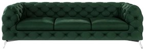 Тъмнозелен кадифен диван 243 cm Chelsea – Ropez