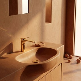 Смесител за мивка REA Vision Gold Low