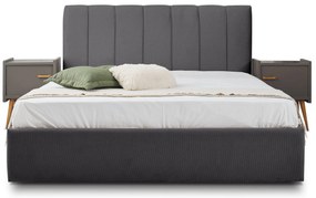 Тапицирано легло New York-Petrol-160 x 200-Χωρίς μηχανισμό ανύψωσης